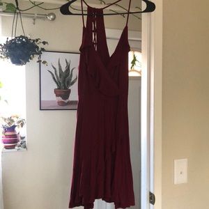 Maroon dress